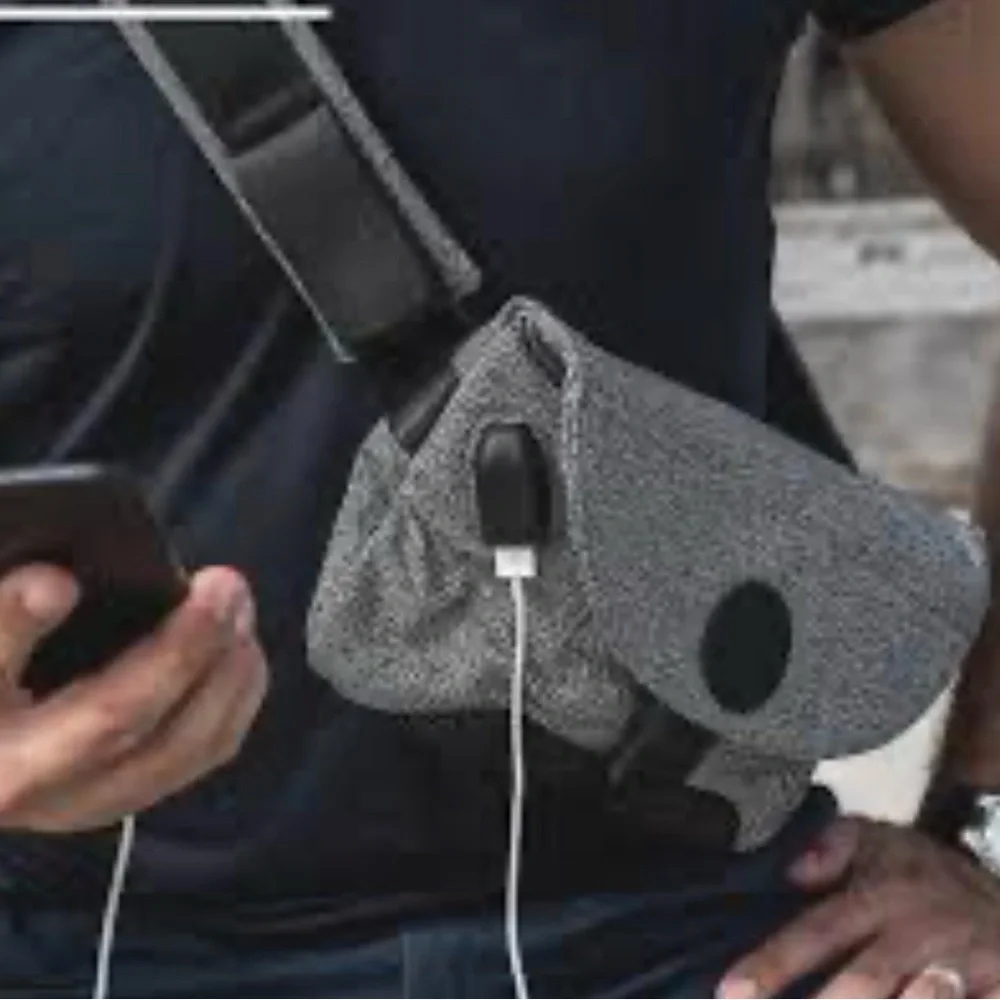 RARE Alpaka Air Sling PRO | Discontinued Cut-Proof Model | USB Port | Gray